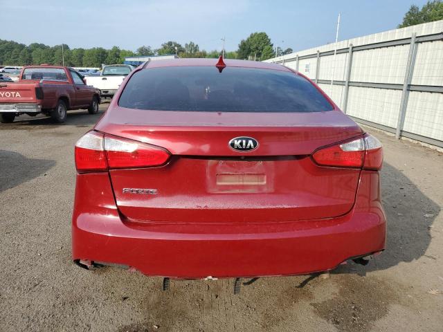 KNAFX4A69G5460882 - 2016 KIA FORTE LX RED photo 6