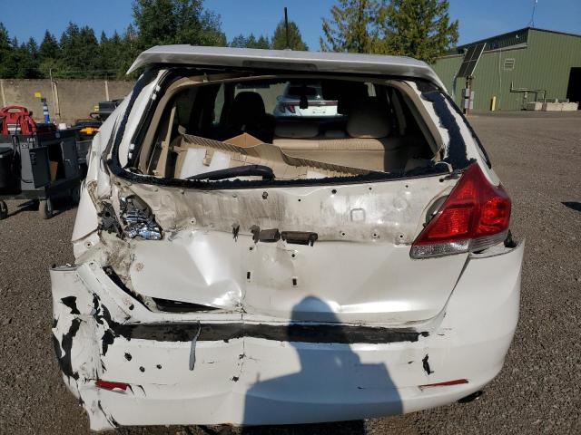 4T3ZE11A09U016407 - 2009 TOYOTA VENZA WHITE photo 6