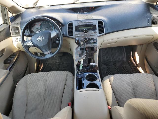 4T3ZE11A09U016407 - 2009 TOYOTA VENZA WHITE photo 8