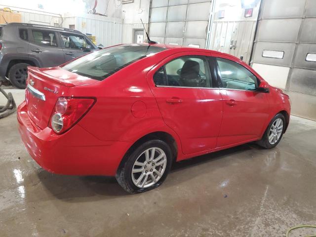 1G1JC5SH4E4193547 - 2014 CHEVROLET SONIC LT RED photo 3