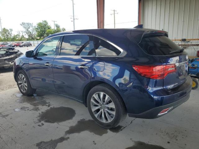 5FRYD3H43EB005622 - 2014 ACURA MDX TECHNOLOGY Կապույտ լուսանկար 2