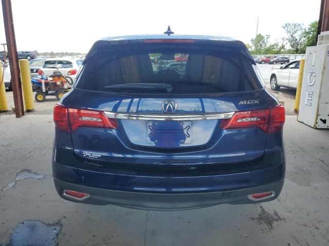 5FRYD3H43EB005622 - 2014 ACURA MDX TECHNOLOGY Կապույտ լուսանկար 6