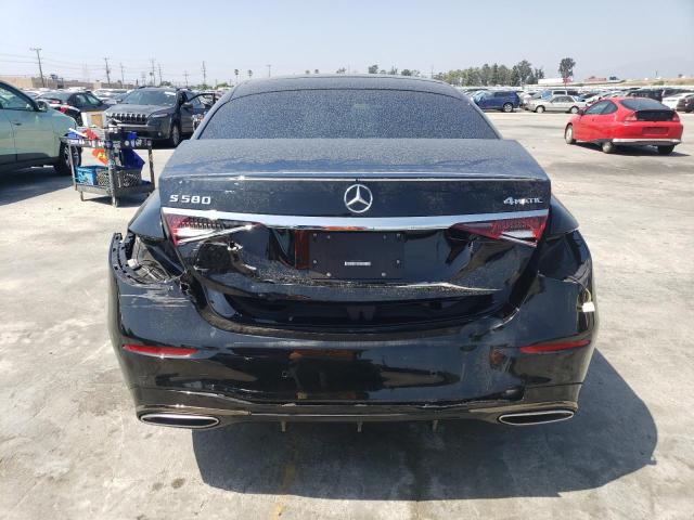 W1K6G7GB9PA183317 - 2023 MERCEDES-BENZ S 580 4MATIC BLACK photo 6