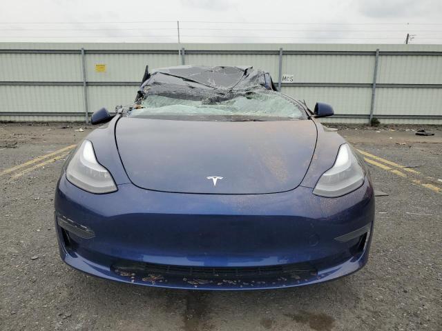 5YJ3E1EA4NF189640 - 2022 TESLA MODEL 3 蓝色 照片 5