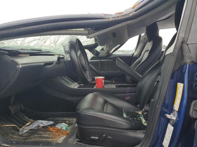 5YJ3E1EA4NF189640 - 2022 TESLA MODEL 3 蓝色 照片 7