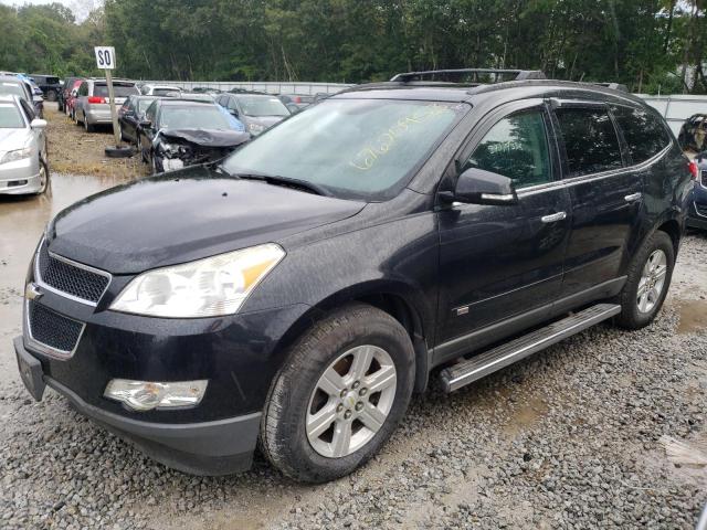 1GNLVGED5AJ267026 - 2010 CHEVROLET TRAVERSE LT BLACK photo 1