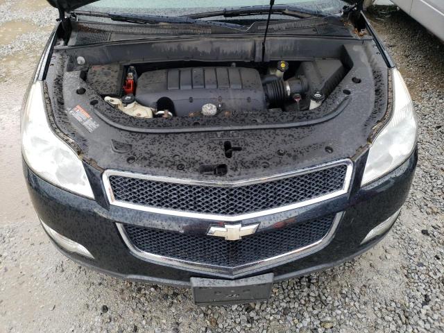 1GNLVGED5AJ267026 - 2010 CHEVROLET TRAVERSE LT BLACK photo 12