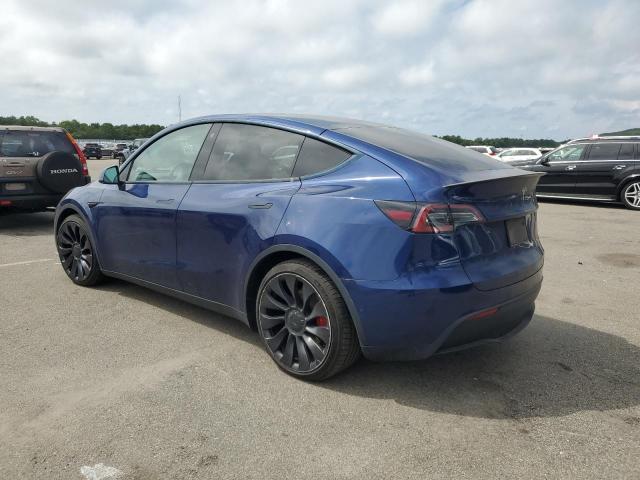 7SAYGDEF6PF584681 - 2023 TESLA MODEL Y BLUE photo 2