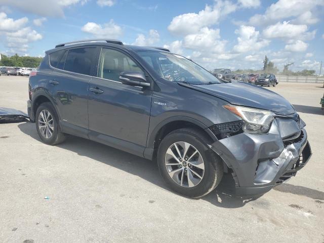 JTMRJREV6JD221027 - 2018 TOYOTA RAV4 HV LE ნაცრისფერი ფოტო 4