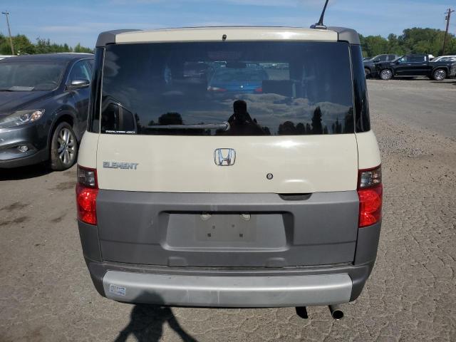 5J6YH286X5L011653 - 2005 HONDA ELEMENT EX BEIGE photo 6