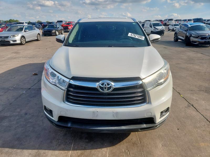 5TDKKRFH5GS165862 - 2016 TOYOTA HIGHLANDER XLE თეთრი ფოტო 5