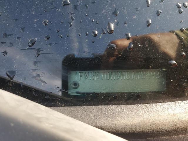 1FM5K7DH9HGA78493 - 2017 FORD EXPLORER XLT 黑色 照片 13