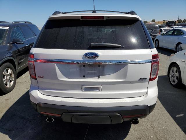 1FM5K8D85EGA55021 - 2014 FORD EXPLORER XLT WHITE photo 6