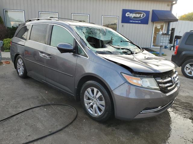 5FNRL5H68EB034846 - 2014 HONDA ODYSSEY EXL GRAY photo 4