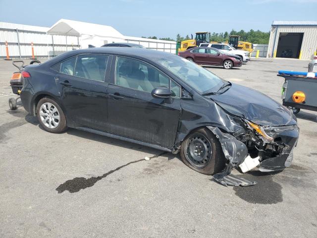 5YFEPMAE0MP181826 - 2021 TOYOTA COROLLA LE BLACK photo 4