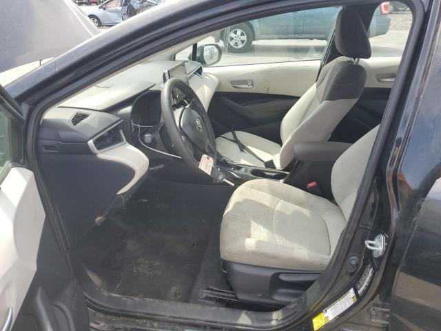 5YFEPMAE0MP181826 - 2021 TOYOTA COROLLA LE BLACK photo 7