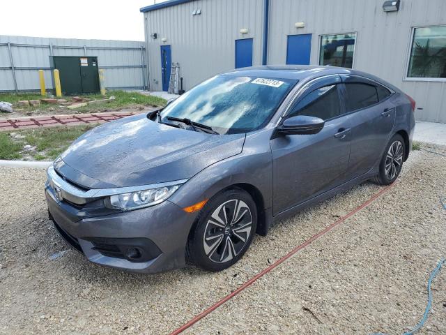 2HGFC1F74HH636747 - 2017 HONDA CIVIC EXL GRAY photo 1