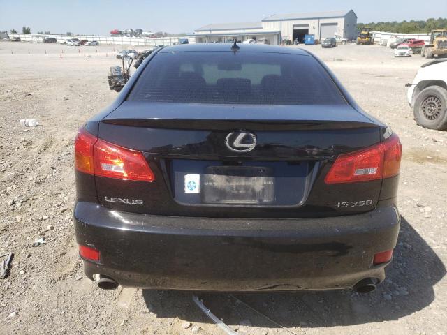 JTHBE262285018771 - 2008 LEXUS IS 350 BLACK photo 6