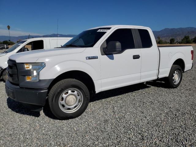 1FTEX1C84FKE78332 - 2015 FORD F150 SUPER CAB WHITE photo 1