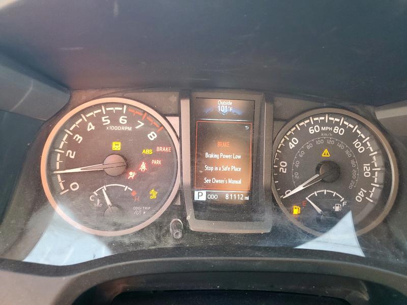 3TMCZ5AN9NM497774 - 2022 TOYOTA TACOMA DOUBLE CAB GRAY photo 9