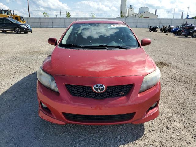 1NXBU40E99Z087768 - 2009 TOYOTA COROLLA BASE Rot Foto 5
