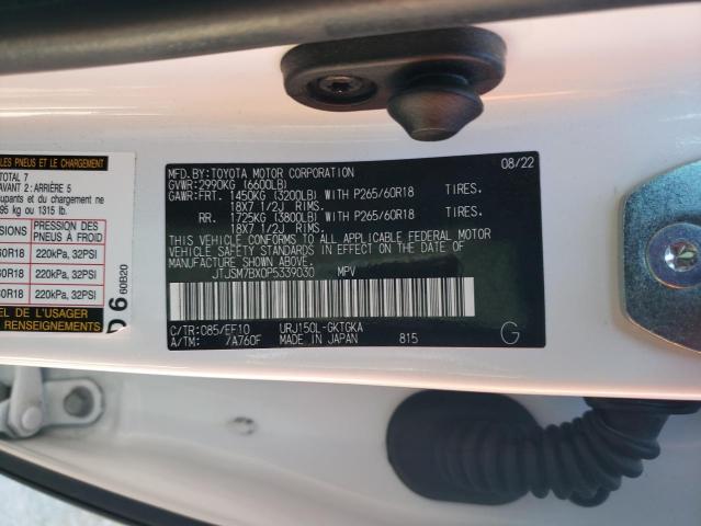 JTJSM7BX0P5339030 - 2023 LEXUS GX 460 WHITE photo 13