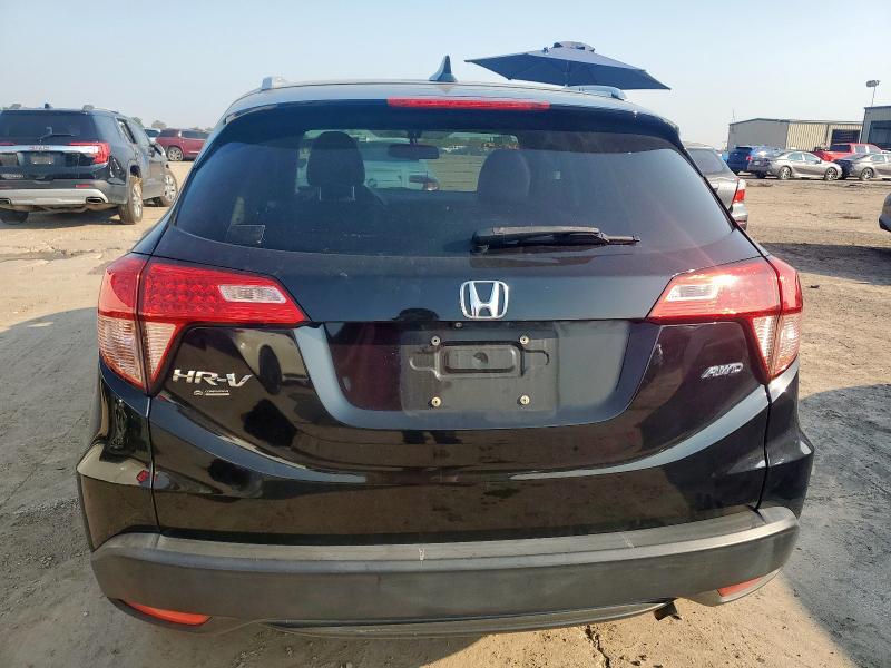 3CZRU6H71GM735118 - 2016 HONDA HR-V EXL BLACK photo 6