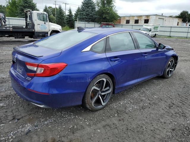 1HGCV3F27NA032486 - 2022 HONDA ACCORD HYBRID SPORT BLUE photo 3