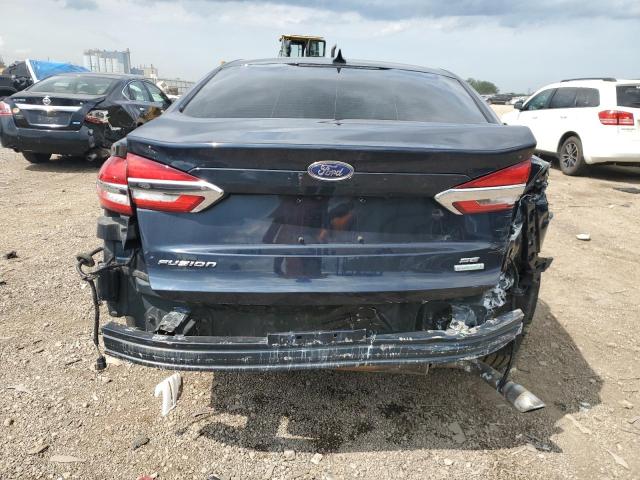 3FA6P0HD3LR144391 - 2020 FORD FUSION SE BLUE photo 6