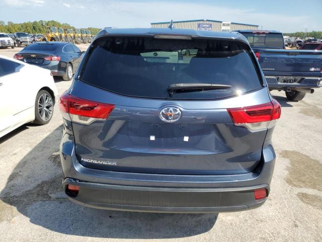 5TDJZRFH7KS708774 - 2019 TOYOTA HIGHLANDER SE BLUE photo 6