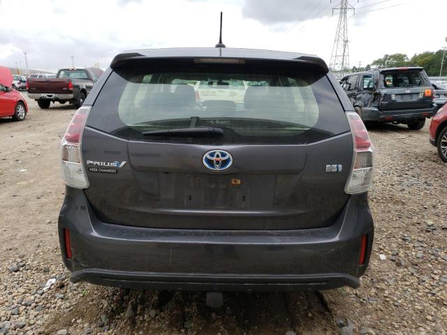 JTDZN3EU5FJ015943 - 2015 TOYOTA PRIUS V GRAY photo 6