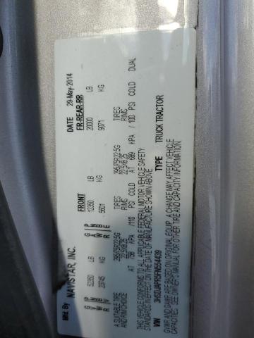 3HSDJAPR5FN554439 - 2015 INTERNATIONAL PROSTAR SILVER photo 20