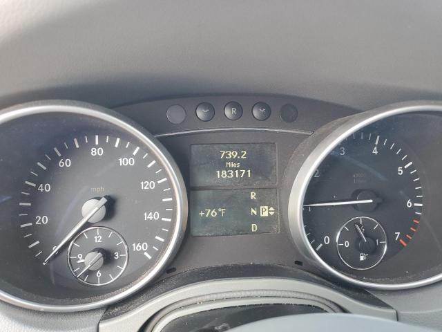 4JGBB8GB5BA671570 - 2011 MERCEDES-BENZ ML 350 4MATIC GRAY photo 9