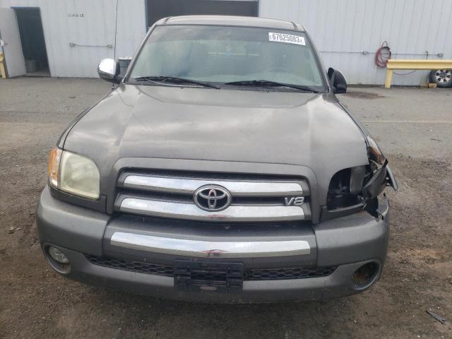 5TBBT44163S423492 - 2003 TOYOTA TUNDRA ACCESS CAB SR5 GRAY photo 5