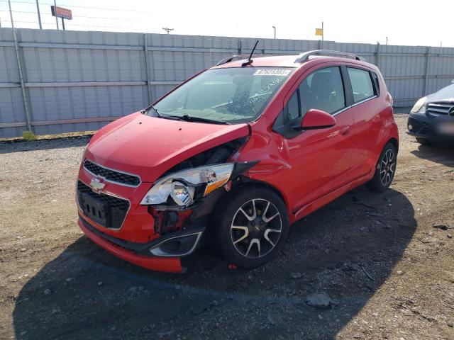 KL8CF6S91DC501633 - 2013 CHEVROLET SPARK 2LT RED photo 1