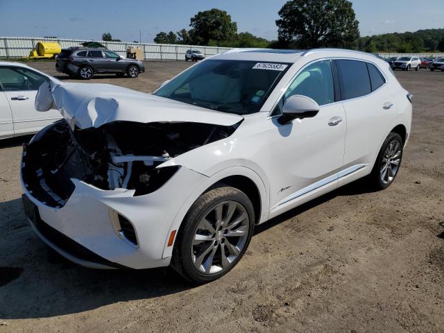 LRBFZSR47MD125088 - 2021 BUICK ENVISION AVENIR WHITE photo 1