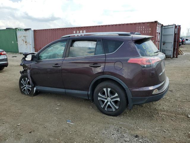 2T3BFREV7GW514501 - 2016 TOYOTA RAV4 LE PURPLE photo 2
