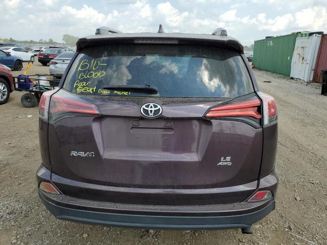 2T3BFREV7GW514501 - 2016 TOYOTA RAV4 LE PURPLE photo 6
