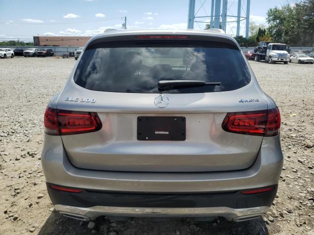 W1N0G8EB6MV300258 - 2021 MERCEDES-BENZ GLC 300 4MATIC SILVER photo 6