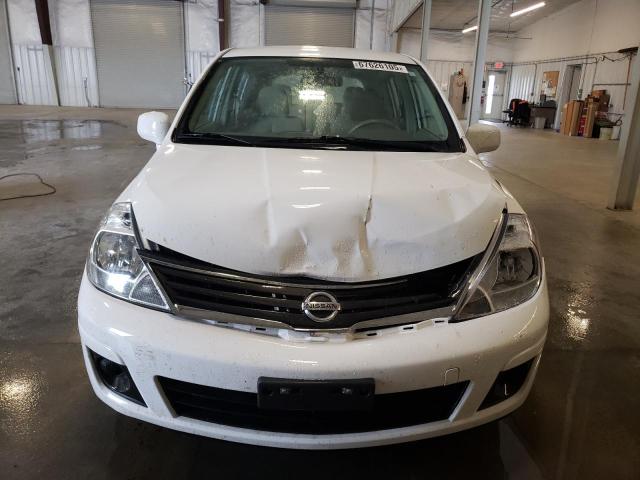 3N1BC1CP3CK801259 - 2012 NISSAN VERSA S WHITE photo 5