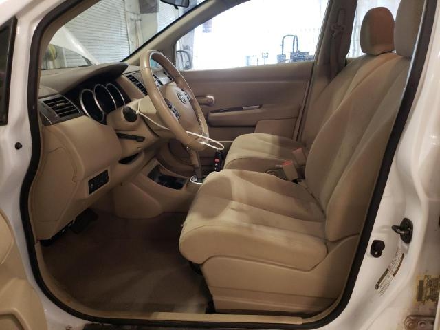 3N1BC1CP3CK801259 - 2012 NISSAN VERSA S WHITE photo 7