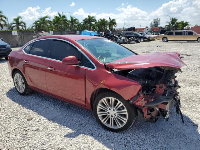 1G4PR5SKXD4205853 - 2013 BUICK VERANO CONVENIENCE RED photo 4