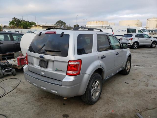 1FMCU4K37BKC65789 - 2011 FORD ESCAPE HYBRID SILVER photo 3