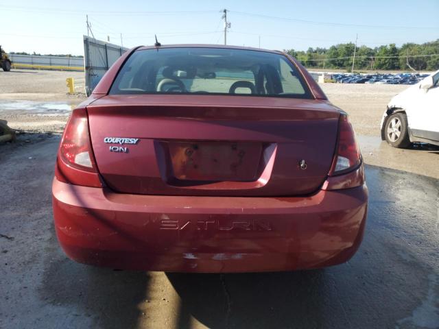 1G8AJ55F57Z148835 - 2007 SATURN ION LEVEL 2 BURGUNDY photo 6