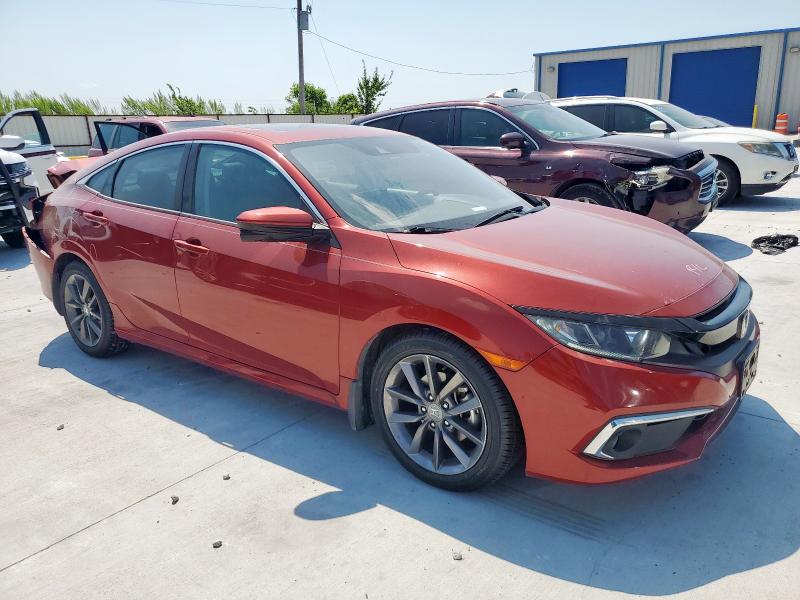 19XFC1F75LE000583 - 2020 HONDA CIVIC EXL ORANGE photo 4