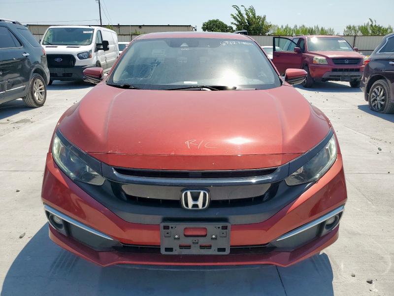 19XFC1F75LE000583 - 2020 HONDA CIVIC EXL ORANGE photo 5