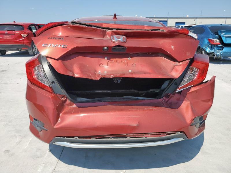 19XFC1F75LE000583 - 2020 HONDA CIVIC EXL ORANGE photo 6