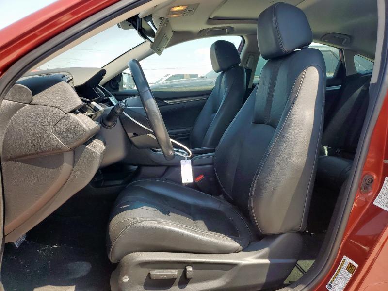 19XFC1F75LE000583 - 2020 HONDA CIVIC EXL ORANGE photo 7