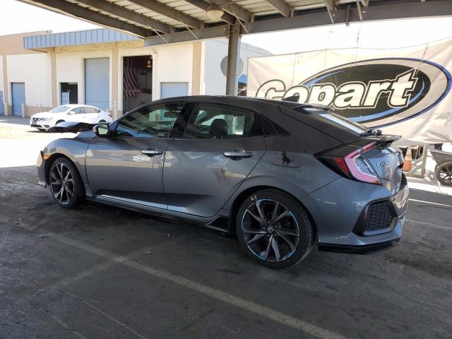 SHHFK7H90JU427647 - 2018 HONDA CIVIC SPORT TOURING GRAY photo 2