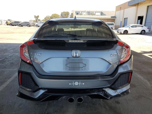SHHFK7H90JU427647 - 2018 HONDA CIVIC SPORT TOURING GRAY photo 6